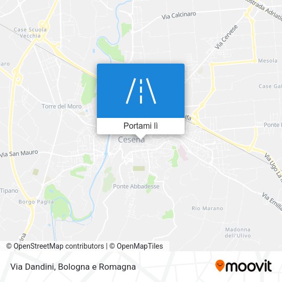 Mappa Via Dandini