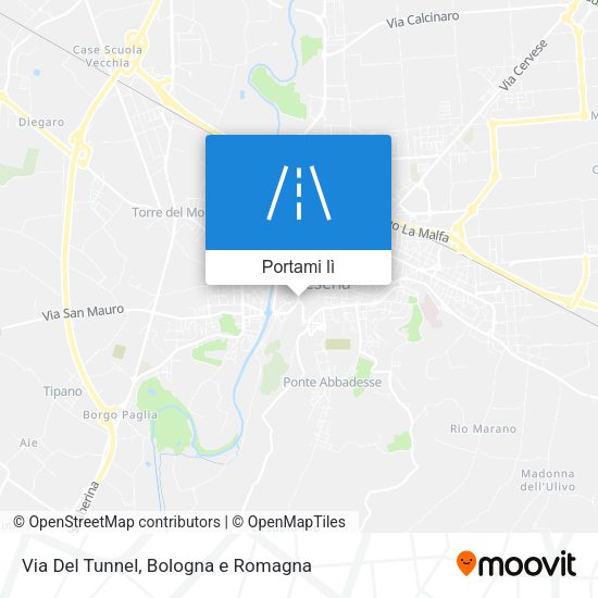 Mappa Via Del Tunnel