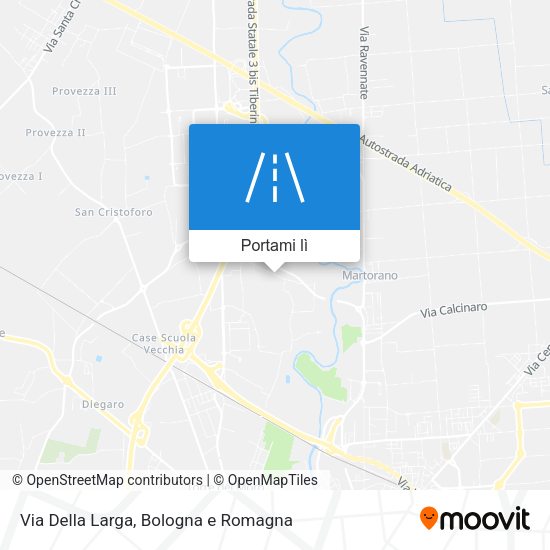 Mappa Via Della Larga