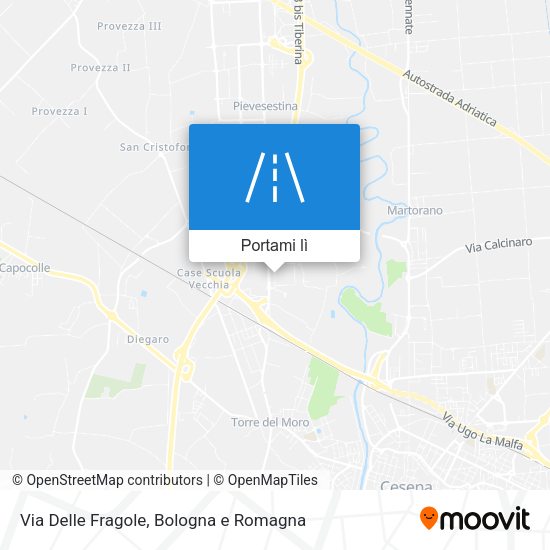 Mappa Via Delle Fragole