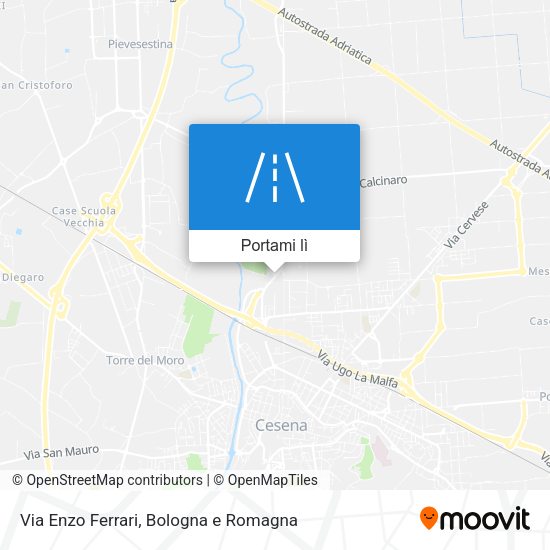 Mappa Via Enzo Ferrari