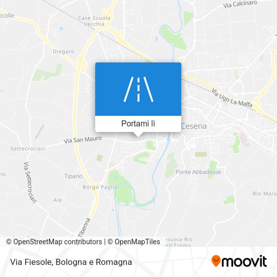 Mappa Via Fiesole