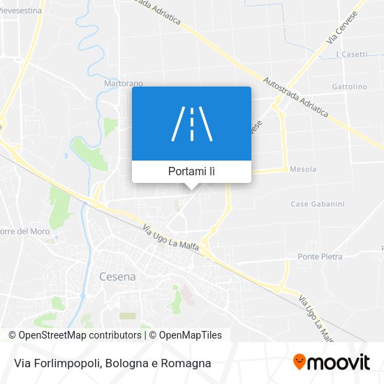 Mappa Via Forlimpopoli