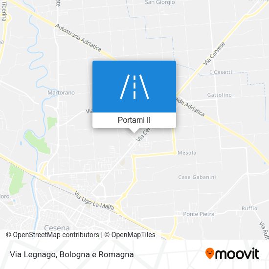Mappa Via Legnago
