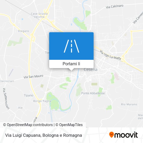 Mappa Via Luigi Capuana