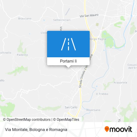 Mappa Via Montale