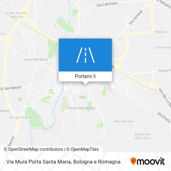 Mappa Via Mura Porta Santa Maria