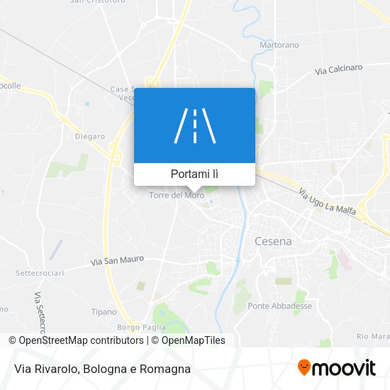 Mappa Via Rivarolo