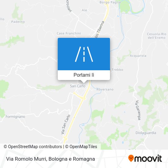 Mappa Via Romolo Murri