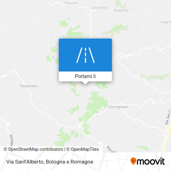 Mappa Via Sant'Alberto
