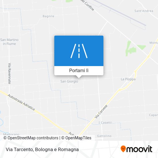 Mappa Via Tarcento