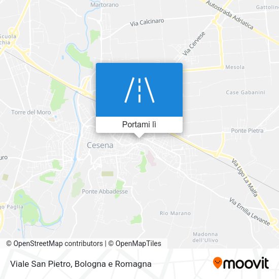 Mappa Viale San Pietro