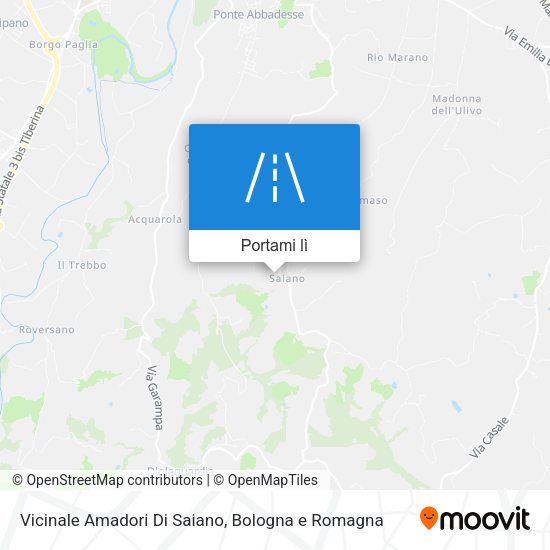 Mappa Vicinale Amadori Di Saiano