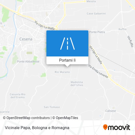 Mappa Vicinale Papa