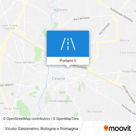 Mappa Vicolo Gasometro