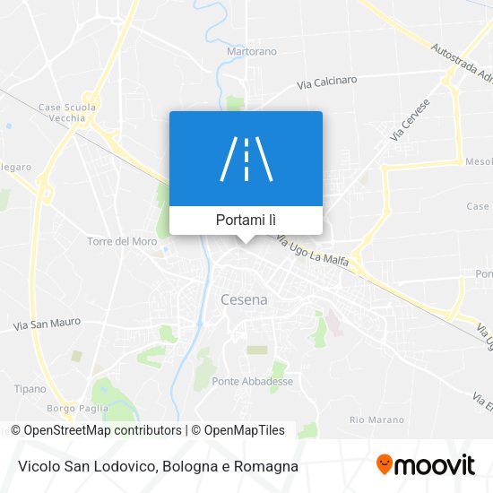 Mappa Vicolo San Lodovico