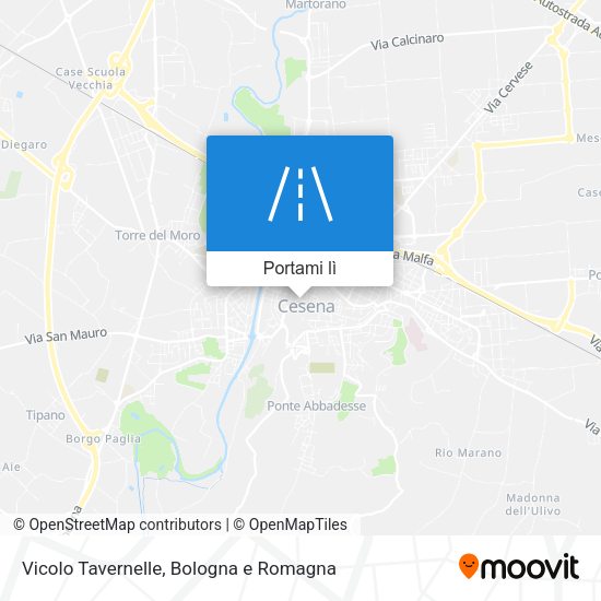 Mappa Vicolo Tavernelle