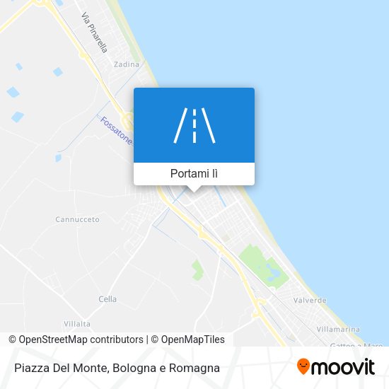 Mappa Piazza Del Monte