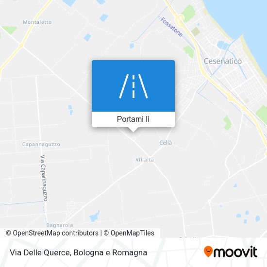 Mappa Via Delle Querce
