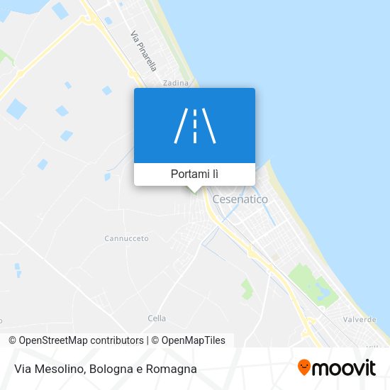 Mappa Via Mesolino