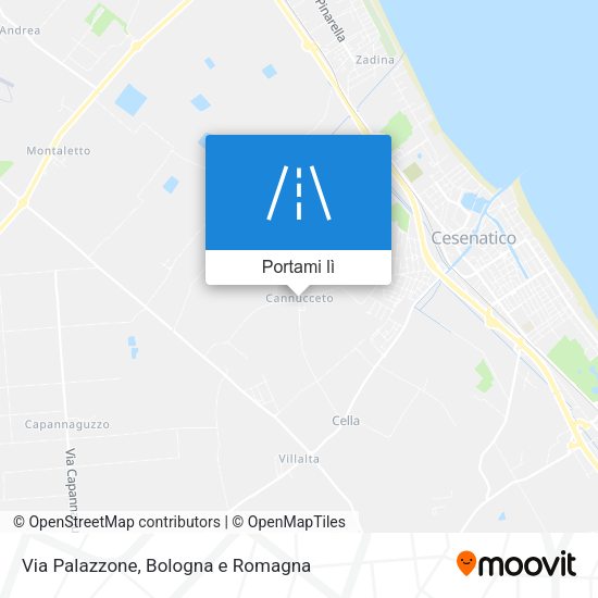 Mappa Via Palazzone