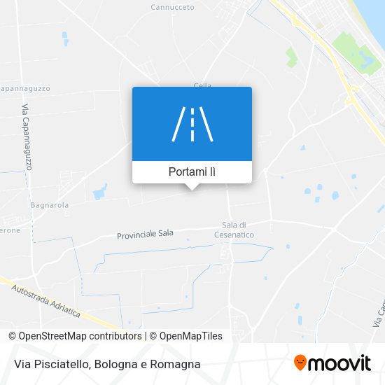 Mappa Via Pisciatello