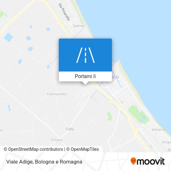 Mappa Viale Adige