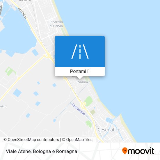 Mappa Viale Atene