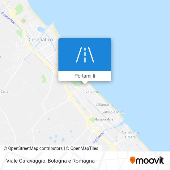 Mappa Viale Caravaggio