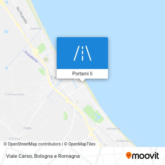 Mappa Viale Carso