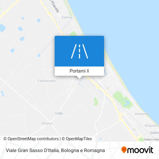 Mappa Viale Gran Sasso D'Italia