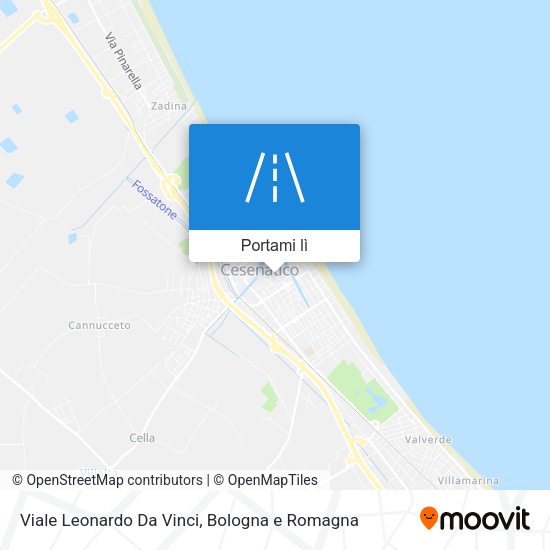 Mappa Viale Leonardo Da Vinci