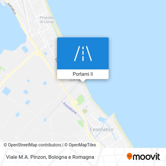 Mappa Viale M.A. Pinzon