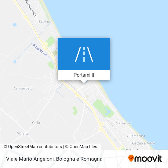 Mappa Viale Mario Angeloni