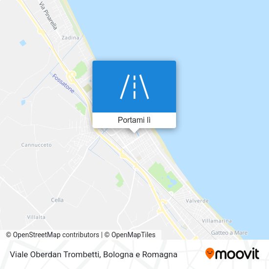 Mappa Viale Oberdan Trombetti