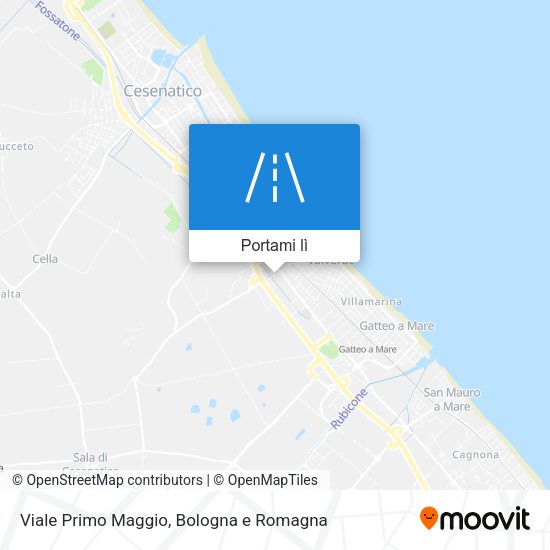 Mappa Viale Primo Maggio