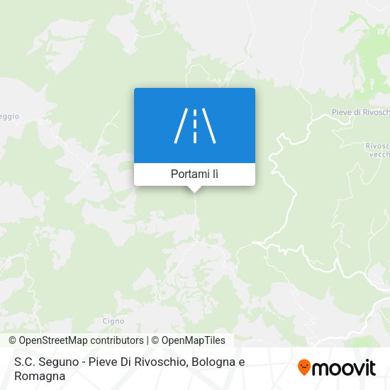 Mappa S.C. Seguno - Pieve Di Rivoschio