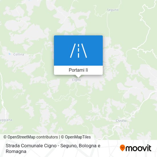 Mappa Strada Comunale Cigno - Seguno