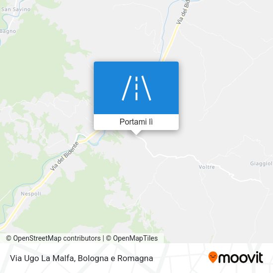 Mappa Via Ugo La Malfa