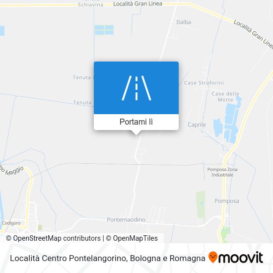 Mappa Località Centro Pontelangorino