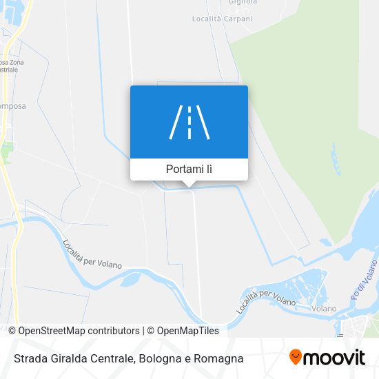Mappa Strada Giralda Centrale