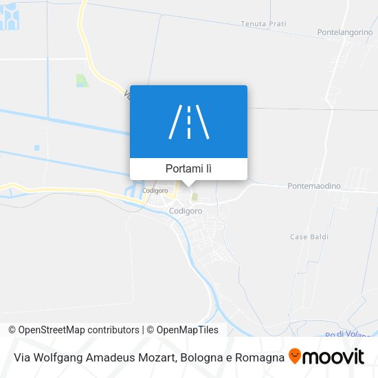 Mappa Via Wolfgang Amadeus Mozart