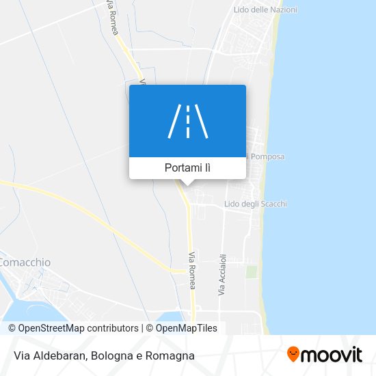 Mappa Via Aldebaran