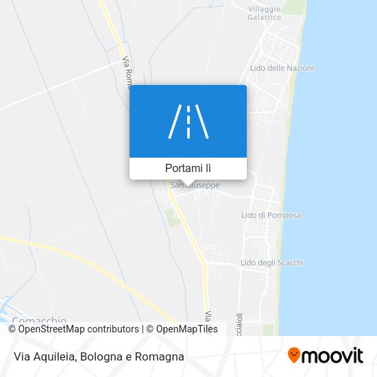 Mappa Via Aquileia