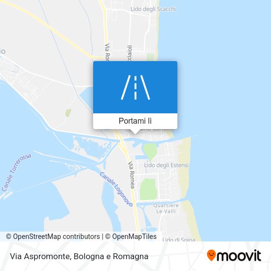Mappa Via Aspromonte