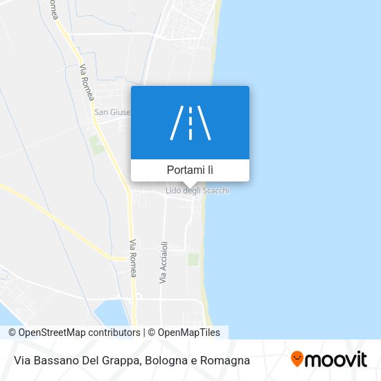 Mappa Via Bassano Del Grappa