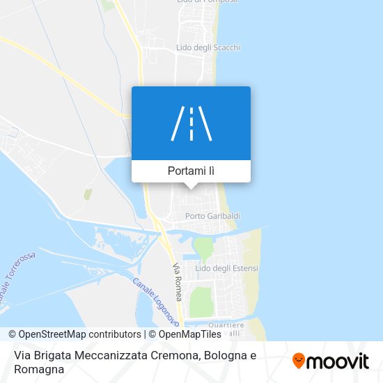 Mappa Via Brigata Meccanizzata Cremona