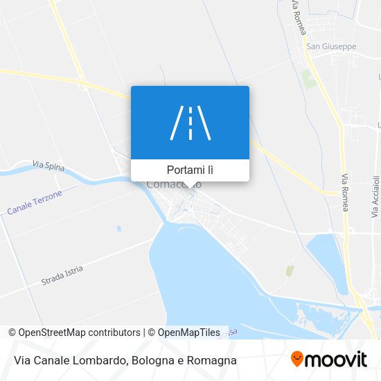 Mappa Via Canale Lombardo