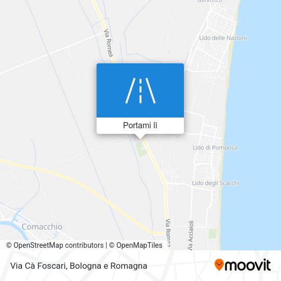 Mappa Via Cà Foscari