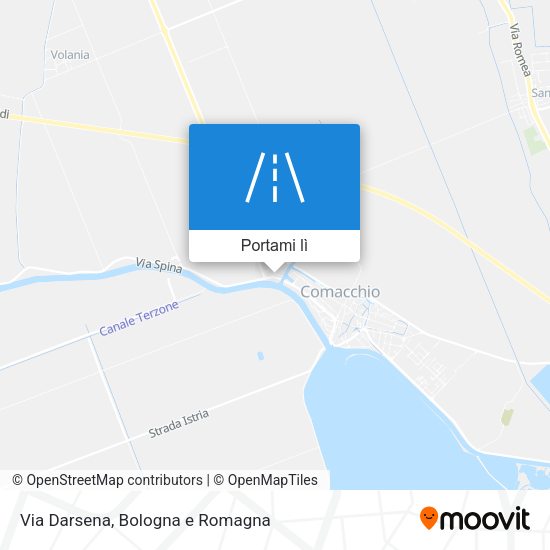 Mappa Via Darsena